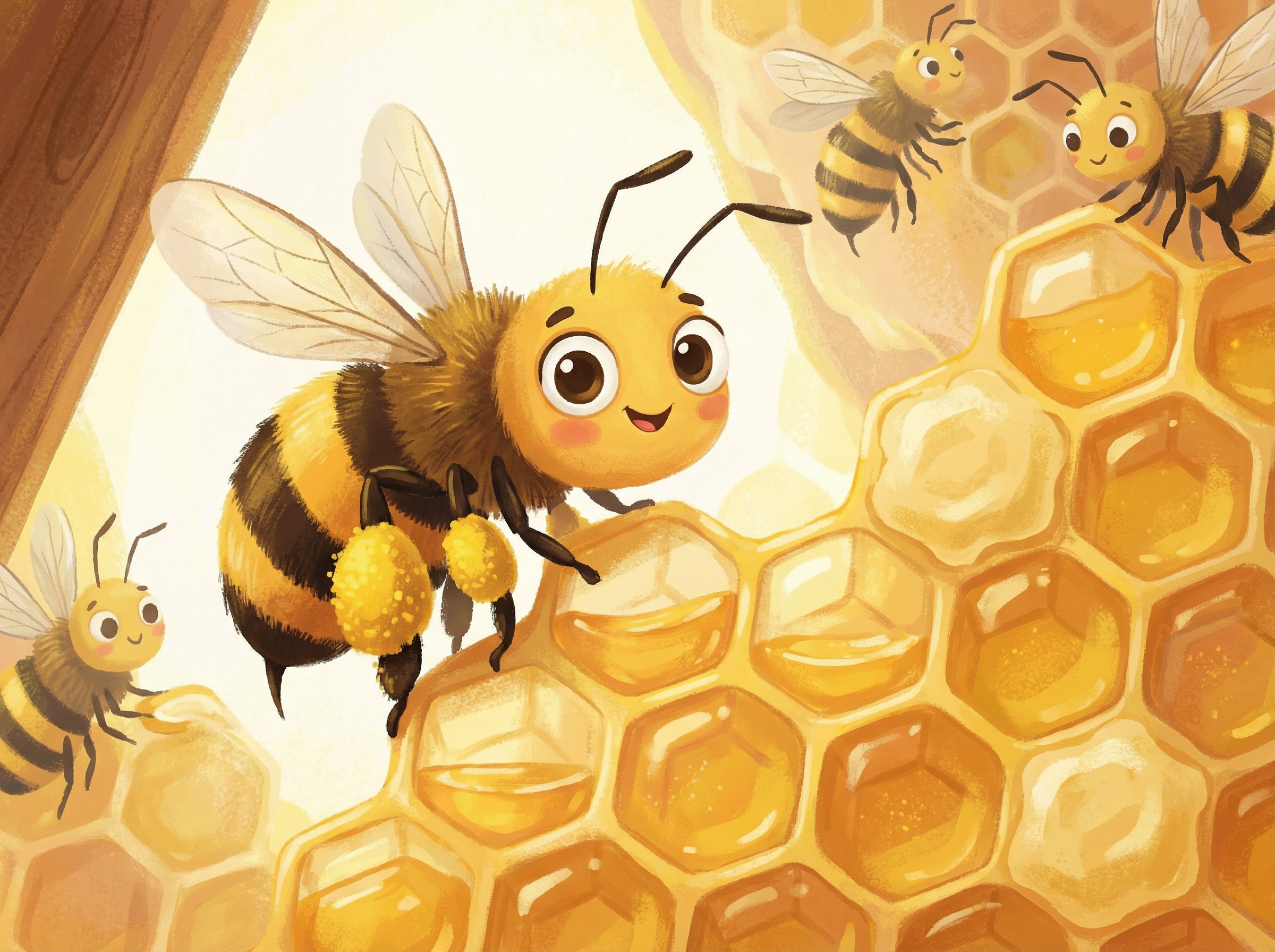 jka včelky staví plásty